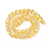 Synthetic Moonstone Beads Strands G-F142-8mm-10-2