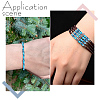 2 Strands Natural Apatite Beads Strands G-HY0001-94-5