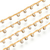 Plated Seed Beads Cords OCOR-R039-J03-1