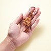 Peach Wooden Key Chains KEYC-TA0003-01P-15