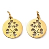 304 Stainless Steel Charms STAS-D050-07G-11-1