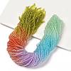 Transparent Painted Glass Beads Strands DGLA-A034-T2mm-A12-1