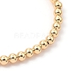 Brass Stretch Beaded Bracelets BJEW-JB05451-02-4