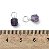 Natural Amethyst Pendants PALLOY-JF05300-01-4