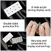 15Pcs 3 Colors Acrylic Earring Organizer Display Stands EDIS-WH20015-004-3