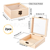 Wooden Box CON-WH0080-17B-2