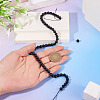 1 Strand Natural Shungite Beads Strands G-TA0003-34B-5