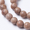 Natural Wood Beads Strands X-WOOD-J001-02-10mm-5