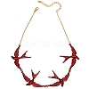 Alloy Enamel Link Chain Necklaces WG1FAB4-01-6