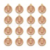 Golden Plated Alloy Enamel Charms ENAM-S118-06I-2