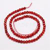 Natural Agate Bead Strands G-G882-4mm-A03-3