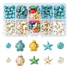 DIY Synthetic Turquoise Beads Kits DIY-FS0003-78-1