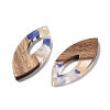 Resin and Walnut Pendants FIND-R051-12A-2