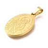 304 Stainless Steel Pendants STAS-K394-04G-07-2