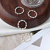 Natural Freshwater Pearl Rice Beaded Stretch Rings FS-WG04E98-01-4