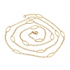 Ion Plating(IP) 304 Stainless Steel Necklaces STAS-D084-28G-3