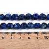 Dyed Natural Sesame Jasper Beads Strands G-T139-8mm-47G-5