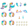 DIY Charm Cuff Ring Making Kit STAS-UN0051-37-1