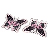 Transparent Printed Acrylic Pendants TACR-P005-02B-2