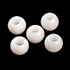 Natural White Jade European Beads G-R488-01H-2