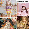 5Pcs 5 Styles  High Temperature Fiber Long Pear Perm Hairstyle Doll Wig Hair DIY-GL0005-63B-6