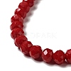 Imitation Jade Glass Bead Strands GLAA-F001-6x4mm-29-3