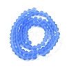 Imitate Austrian Crystal Frosted Glass Beads Strands GLAA-F029-TM3mm-B07-2