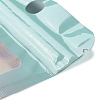 Rectangle Glitter Holographic PVC Resealable Packaging Bags ABAG-P011-01B-01-3