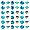 1 Bag Pointed Back Glass Rhinestone Cabochons RGLA-TADJ0001-01A-04-1