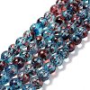 Baking Paint Glass Beads Strands X-DGLA-Q023-6mm-DB69-4
