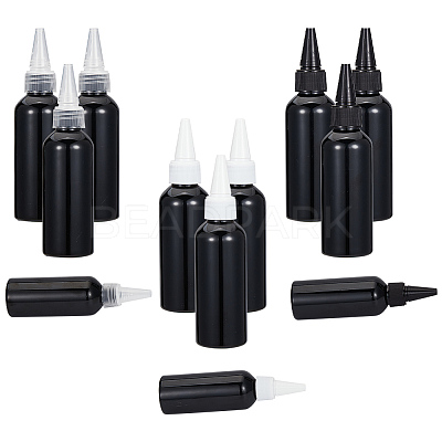 12Pcs 3 Colors PP Plastic Glue Dispensing Bottles AJEW-GO0001-27-1