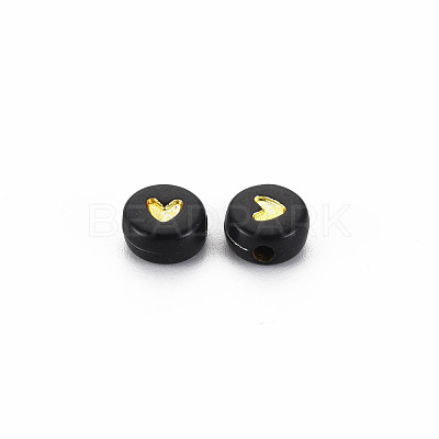 Opaque Acrylic Beads X-MACR-N008-18-1