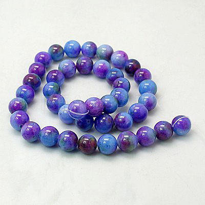Jade Beads Strands X-G-D264-8mm-XH13-1