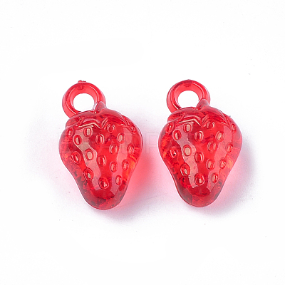 Transparent Acrylic Pendants X-TACR-T005-02-1