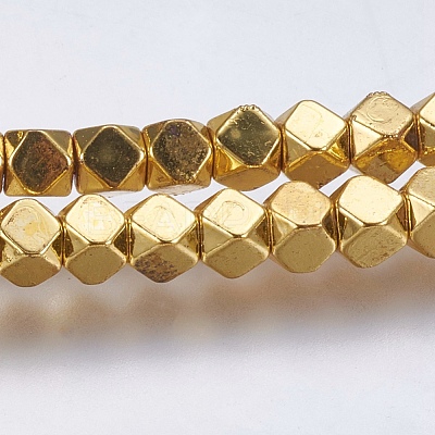 Electroplate Non-magnetic Synthetic Hematite Bead Strands X-G-K237-08I-1