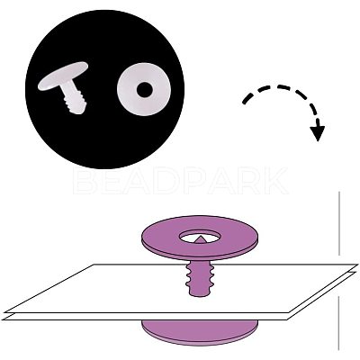 Plastic Doll Joints DIY-PH0025-85-1