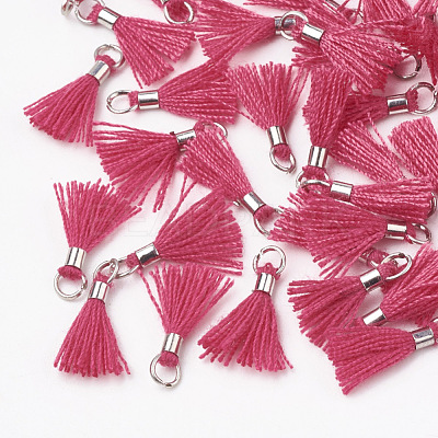 Polycotton(Polyester Cotton) Tassel Pendant Decorations FIND-S275-22P-1