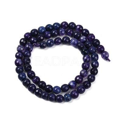 Natural Fire Crackle Agate Beads Strands G-C082-A01-34-1
