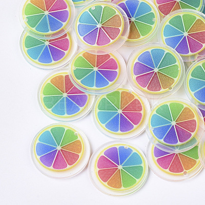 Acrylic Pendants X-OACR-S035-07-M-1