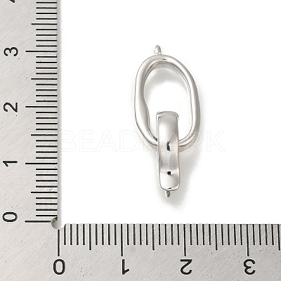 Brass Fold Over Clasps KK-H480-15P-1