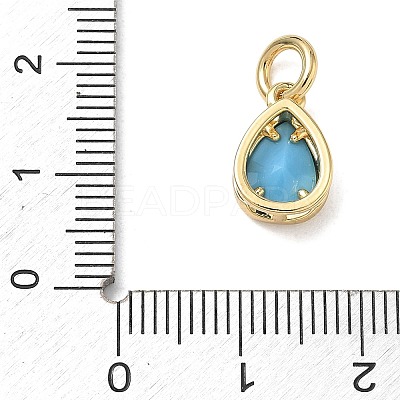 Brass Pave Cubic Zirconia Charms KK-CBA56EF-34A-G04-1
