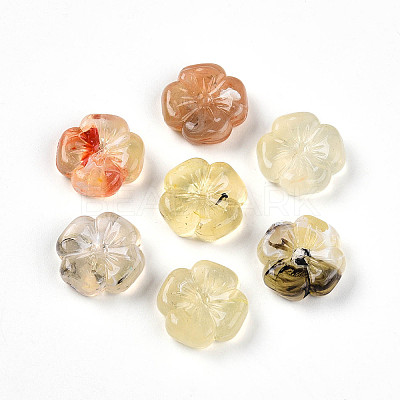 Transparent Acrylic Beads TACR-T028-40F-1