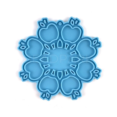 DIY Christmas Snowflake Pendant Food Grade Silicone Molds XMAS-PW0001-011G-1