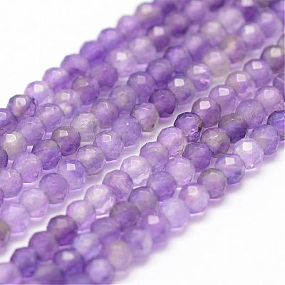 Natural Amethyst Beads Strands G-F460-50-1