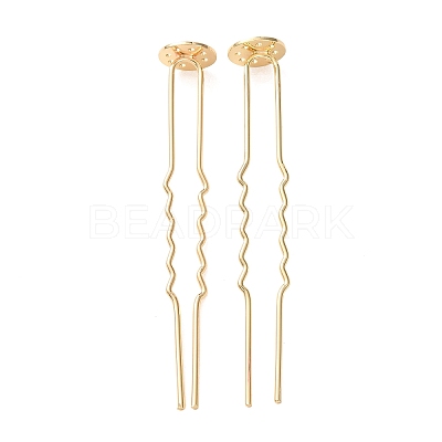 Brass Hair Fork Findings KK-H298-02A-1