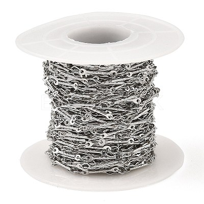 Tarnish Resistant 304 Stainless Steel Rectangle Link Chains CHS-G025-11P-1