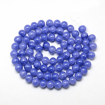 Baking Paint Crackle Glass Bead Strands DGLA-Q023-6mm-YS14-1