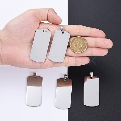 Tarnish Resistant 304 Stainless Steel Big Pendants LS-STAS-I140-19B-S-1