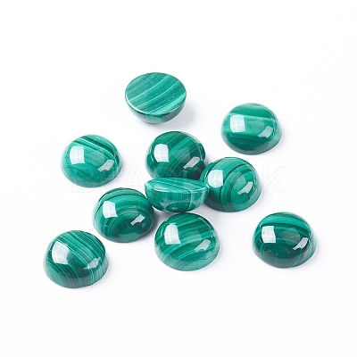 Natural Malachite Cabochons X-G-E557-06D-1