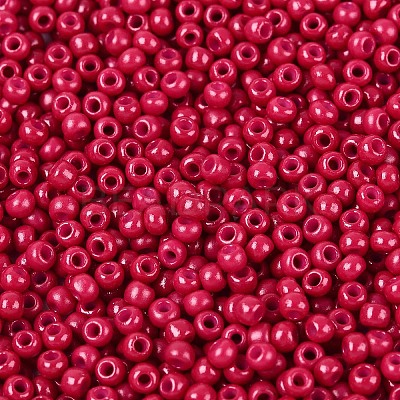 12/0 Grade A Baking Paint Glass Seed Spacer Beads X-SEED-Q009-FJX32-1